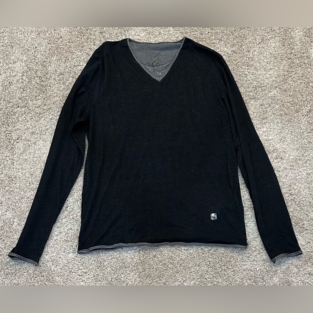Men’s Versace Collection Long Sleeve Shirt (M)